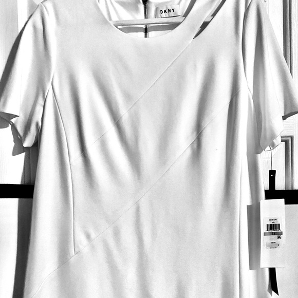 DKNY Crew Neck Cut Out Solid Sheath Dress…never worn. - Picture 6 of 8